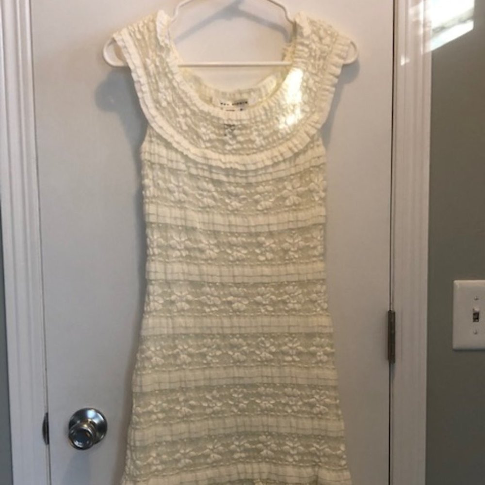 Max Studio White Lace Mini Dress